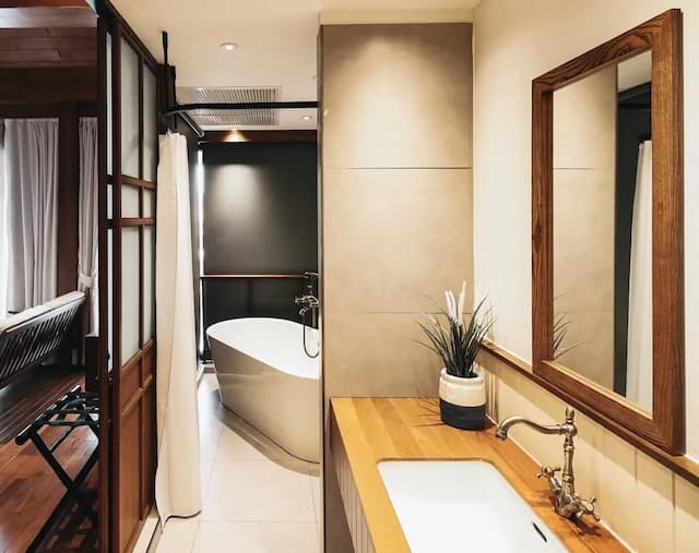 曼谷蓮區晨恩酒店-Riverfront Suite Canal View-7