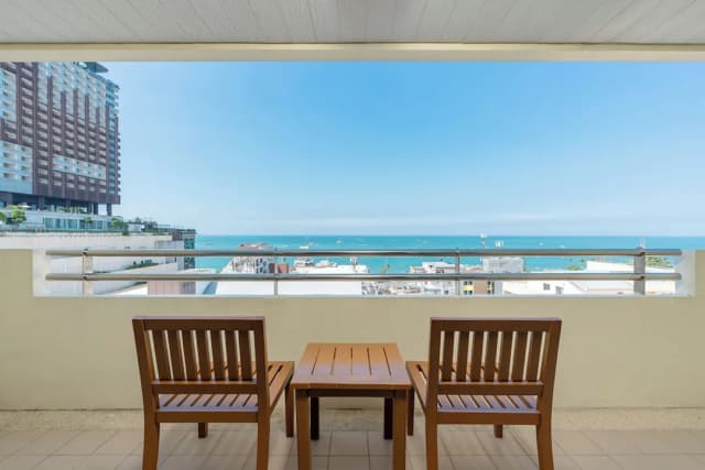 芭提雅陽光飯店-豪華客房, 海景-9