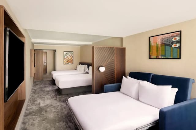 倫敦大都會希爾頓飯店-尊榮客房, 多張床-2