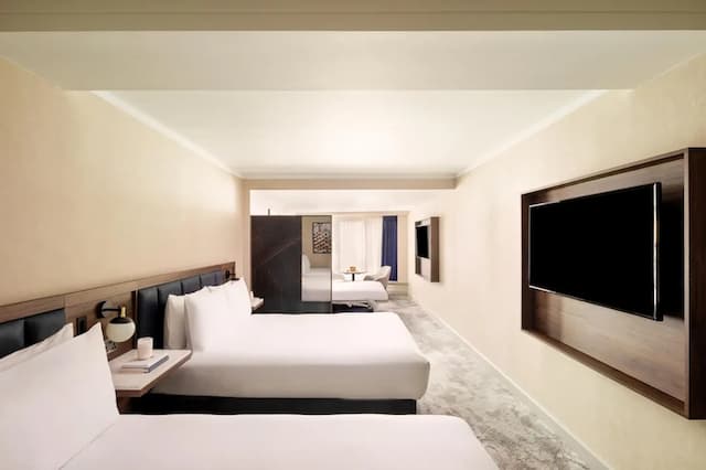 倫敦大都會希爾頓飯店-尊榮客房, 多張床-3