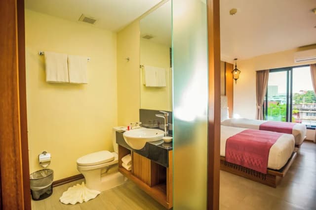 The Signature Hotel Thapae-Superior Twin Room-8