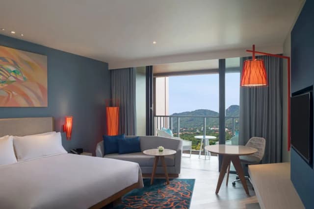 華欣瓦納納瓦度假村假日飯店 - IHG 飯店-標準客房, 1 張特大雙人床, 山景-11