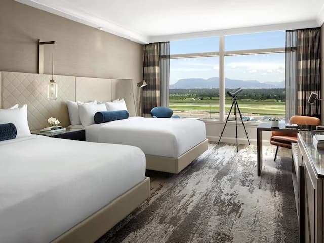 Fairmont Vancouver Airport In-Terminal Hotel-Fairmont Gold, 客房, 2 张大床-1