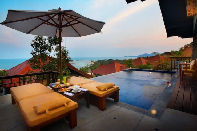 諾拉布里水療度假村-Pool Villa Hillside Seaview (Adult Only)-5