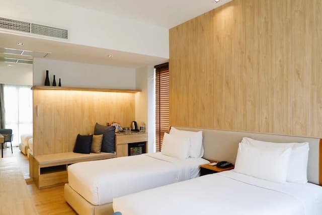 曼谷工匠飯店-豪華客房, 2 張單人床-5