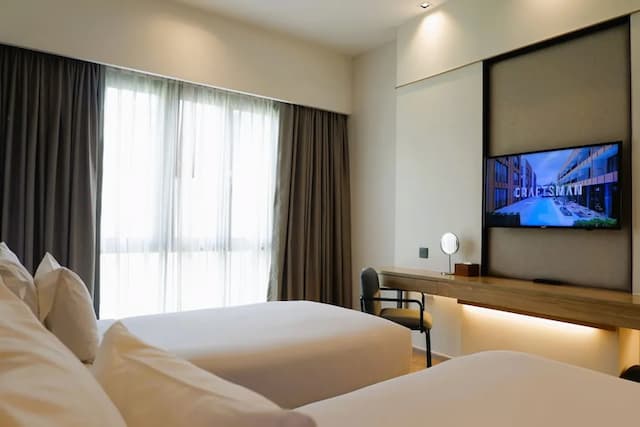 曼谷工匠飯店-豪華客房, 2 張單人床-2