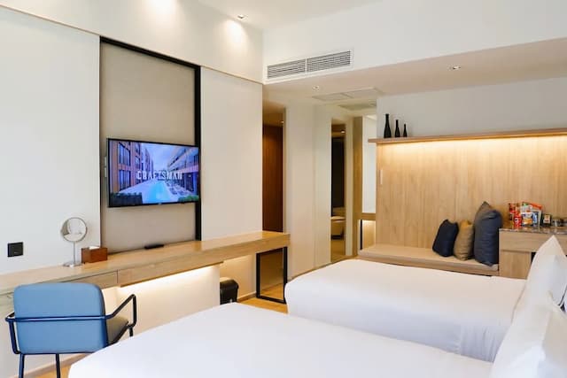 曼谷工匠飯店-豪華客房, 2 張單人床-1
