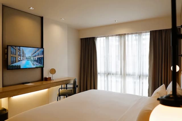 曼谷工匠飯店-豪華客房, 1 張特大雙人床-4