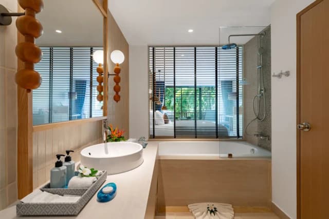 APSARA Beachfront Resort and Villa-Deluxe room with bathtub-5
