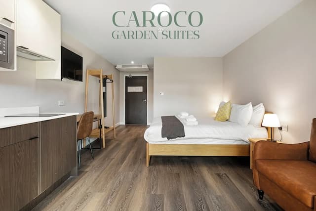 ウェストシティ カロコ アパートホテル-スタジオスイート ダブルベッド 1 台 バルコニー ガーデンビュー-9