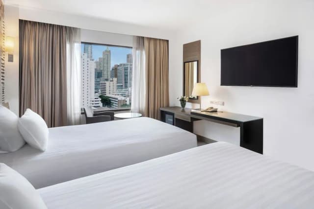 노보텔 방콕 온 시암 스퀘어-슈피리어룸, 싱글침대 2개-4