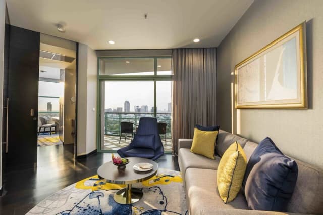 Chatrium Hotel Riverside Bangkok-One Bedroom Skyline Suite King Bed-1