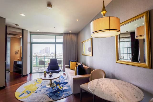 Chatrium Hotel Riverside Bangkok-One Bedroom Suite Twin River View-13