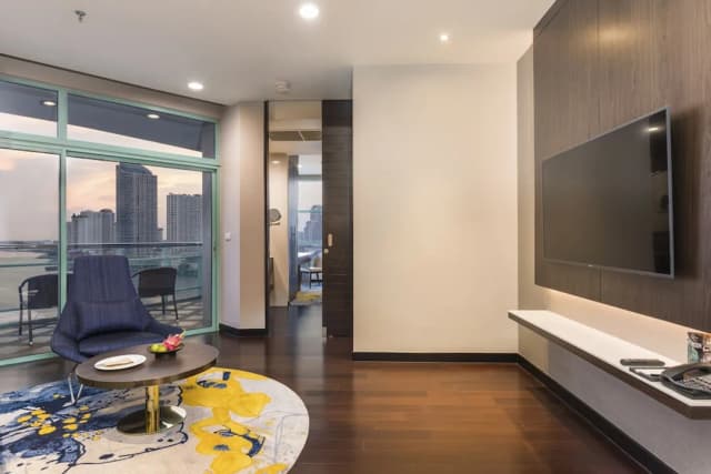 Chatrium Hotel Riverside Bangkok-One Bedroom Suite Twin River View-5