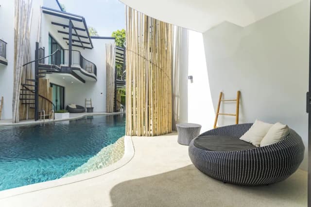 甲米阿娜娜亭閣 - SHA Extra Plus 認證-行政開放式套房, 1 張特大雙人床, 露台, 池畔-26