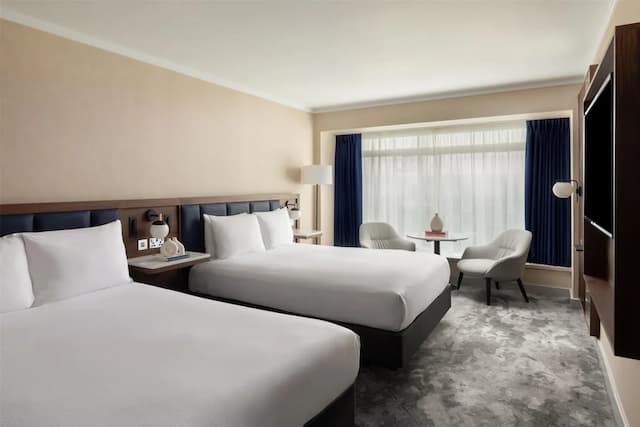 倫敦大都會希爾頓飯店-尊榮客房, 2 張加大雙人床-3