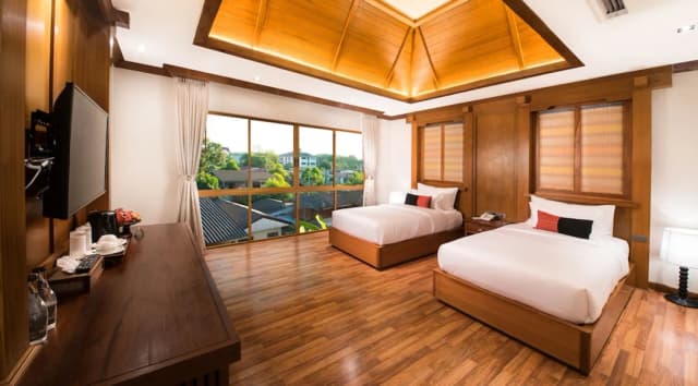 Phra Singh Village-Superior Twin Room (with Air Purifier)-3