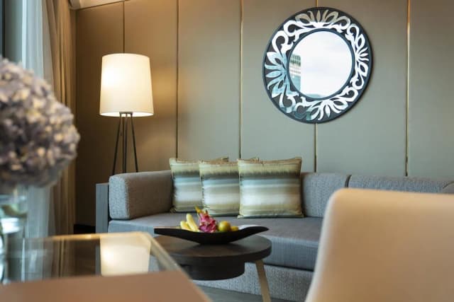 시암 켐핀스키 호텔 방콕-디럭스룸, 킹사이즈침대 1개, 발코니-6