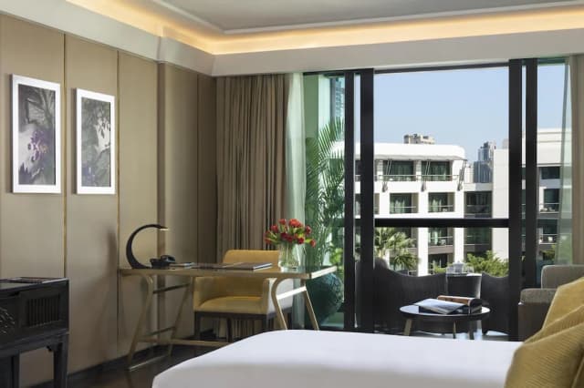 시암 켐핀스키 호텔 방콕-디럭스 트윈룸, 발코니-1