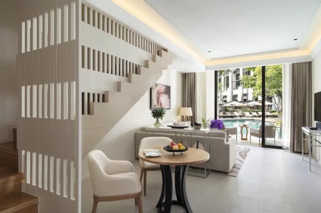 시암 켐핀스키 호텔 방콕-Duplex Cabana Room with Direct Pool Access ( Executive Lounge Benefit )-9