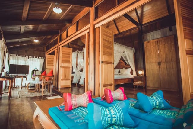 Sasitara   Thai  villas-Family 2 Kingsize Bed-8