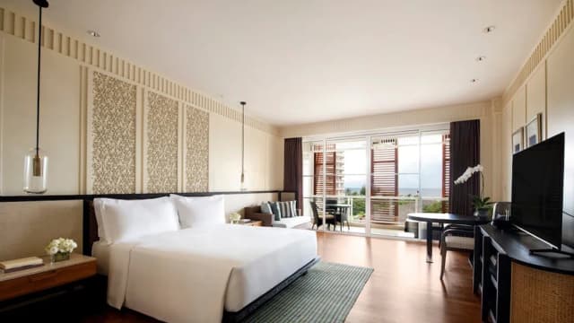 華欣度假村洲際飯店 - IHG 旗下飯店-俱樂部客房, 1 張特大雙人床, 無障礙, 海景 (Club Lounge Access)-5