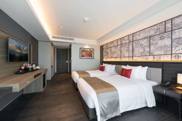 ラマダ プラザ バイ ウィンダム チャオ ファー-デラックス ルーム シングルベッド 2 台-2