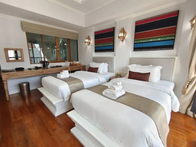 ランナ オリエンタル ホテル-デラックス ツインルーム シングルベッド 2 台 (Lanna Deluxe)-4