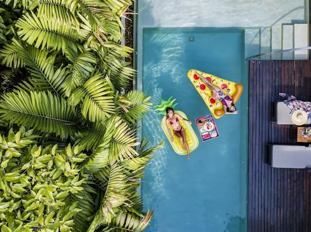 W Koh Samui-别墅, 1 间卧室, 私人游泳池, 花园景观 (WOW Jungle Oasis, 1 King)-4