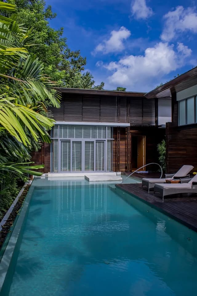 W Koh Samui-别墅, 1 间卧室, 私人游泳池, 花园景观 (WOW Jungle Oasis, 1 King)-3