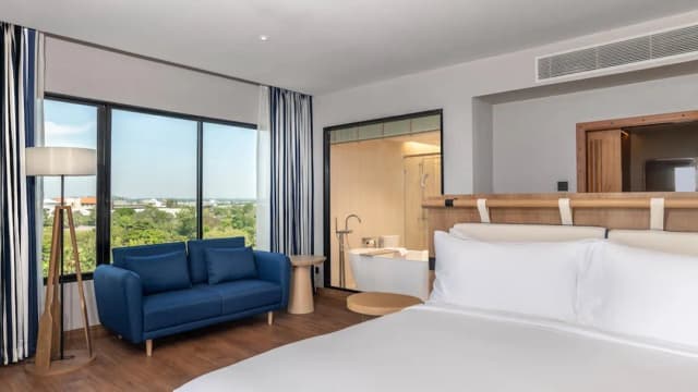 オーシャン マリーナ リゾート パタヤ ジョムティエン-スイート キングベッド 1 台 バルコニー マリーナビュー-2