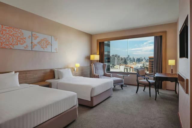 Jubilee Prestige Hotel Ratchadapisek-Premier Room, 2 Queen Beds, City View-1