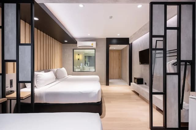 曼谷閣樓酒店 (SHA Extra Plus 認證)-Deluxe Family-2