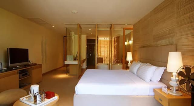 杜奈花信飯店-豪華客房, 部分海景-4