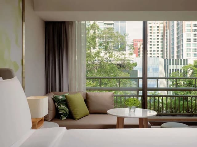 曼谷瑞享 BDMS 健康度假村-豪華客房, 1 張特大雙人床-8