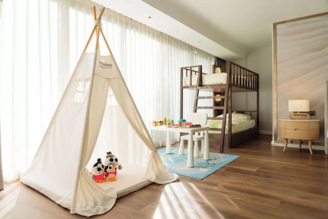 曼谷瑞享 BDMS 健康度假村-家庭套房, 1 張特大雙人床-4