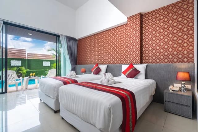 The Thames Pool Access Resort SHA+-Deluxe Twin Room with Pool Access-7