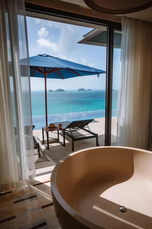 蘇美島康萊德酒店-別墅, 1 間臥室, 海景 (King, Pool)-3