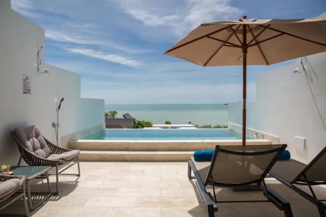 Skye Beach Hotel-1 Bedroom Sea View Pool Suite-12