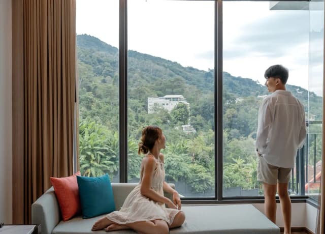 普吉島芭東海灘天空景觀度假村 - SHA Extra Plus 認證-套房, 1 間臥室, 山景-5