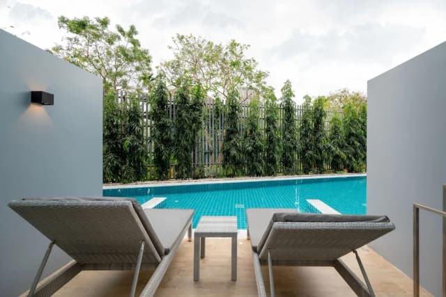 喀比奧南海灘藍索泰智能飯店 - 只招待成人-Deluxe Pool Facing Room-6