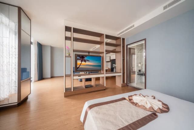Vesna Hotel Nha Trang-尊贵双人房, 1 间卧室, 城市景观-3