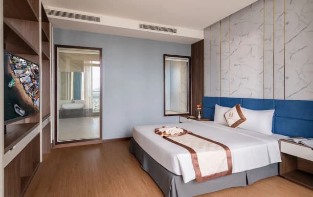 Vesna Hotel Nha Trang-尊贵双人房, 1 间卧室, 城市景观-5