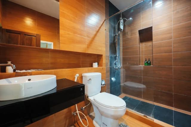 타이 모던 리조트 & 스파-Deluxe Twin Bedroom (Near the Parking Area)-15