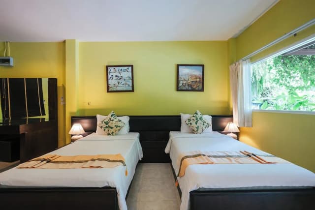 타이 모던 리조트 & 스파-Deluxe Twin Bedroom (Near the Parking Area)-3