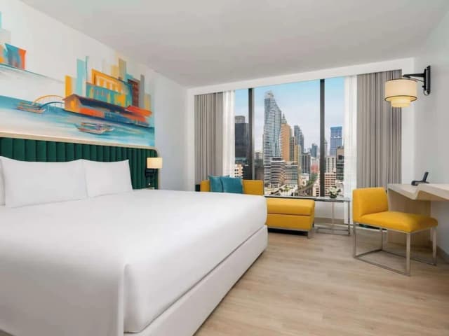 ノボテル バンコク プラチナム-エグゼクティブ ルーム キングベッド 1 台 パークビュー (Lounge Access)-9