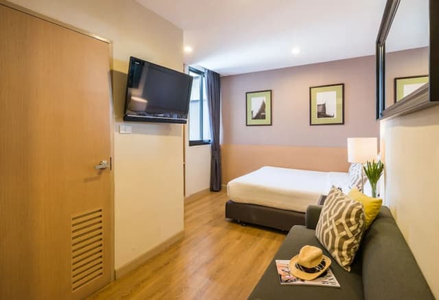 UHG 素坤逸路阿速住宅酒店-經濟客房, 1 張加大雙人床-2