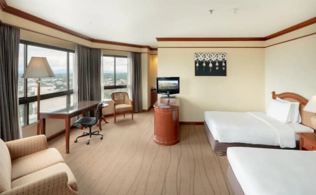 Centara Riverside Hotel Chiang Mai-小型套房, 2 张大床-1