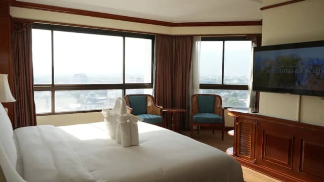 Centara Riverside Hotel Chiang Mai-华丽套房, 1 张特大床-6