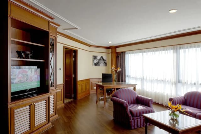 Centara Riverside Hotel Chiang Mai-特级套房, 1 张特大床, 河景-6